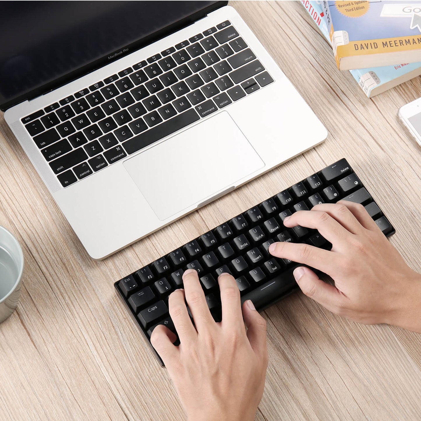 Royal Kludge RK61 60% Wireless Mechanical Keyboard (Black)
