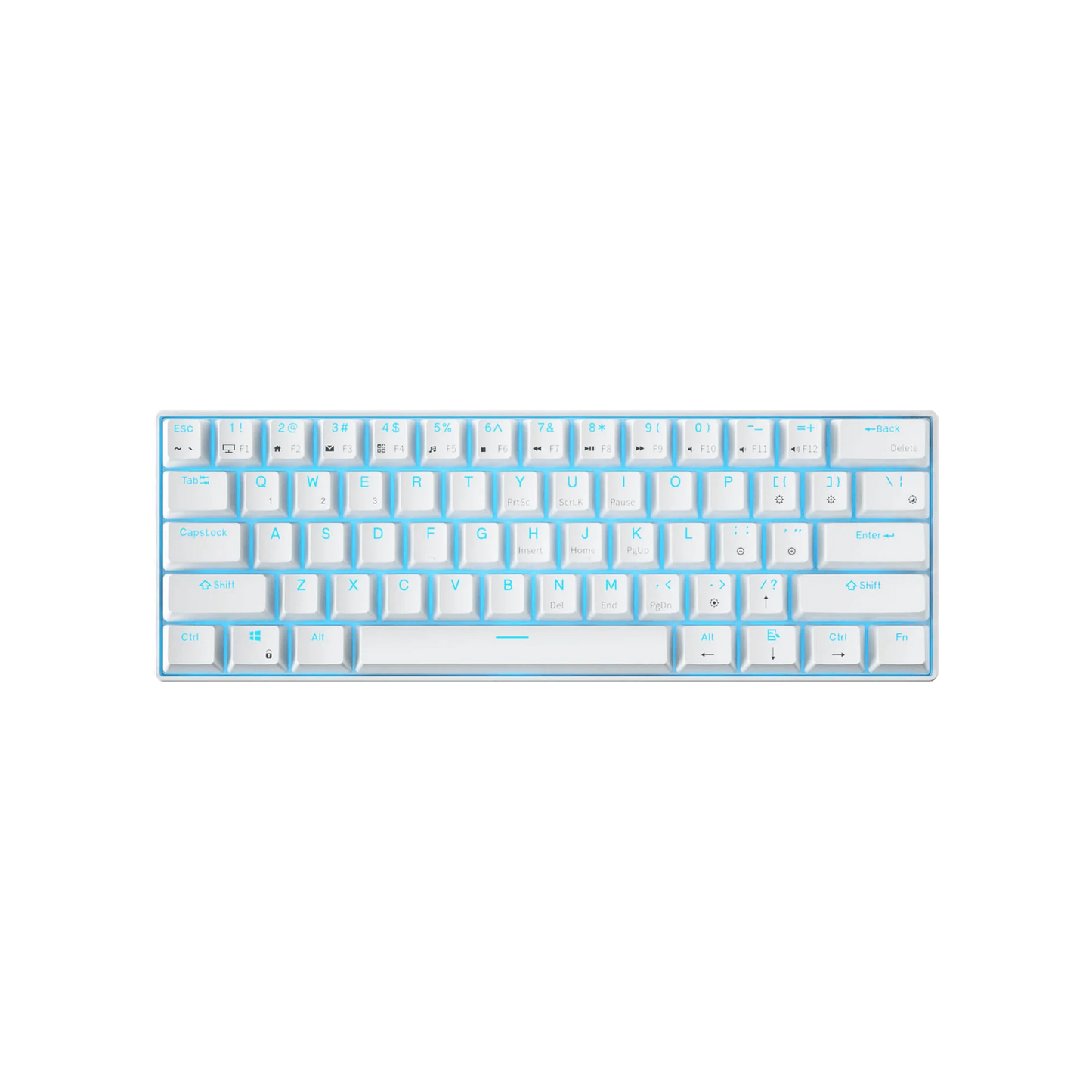 Royal Kludge RK61 60% Wireless Mechanical Keyboard (White)
