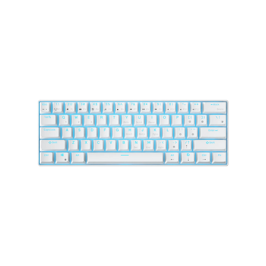 Royal Kludge RK61 60% Wireless Mechanical Keyboard (White)