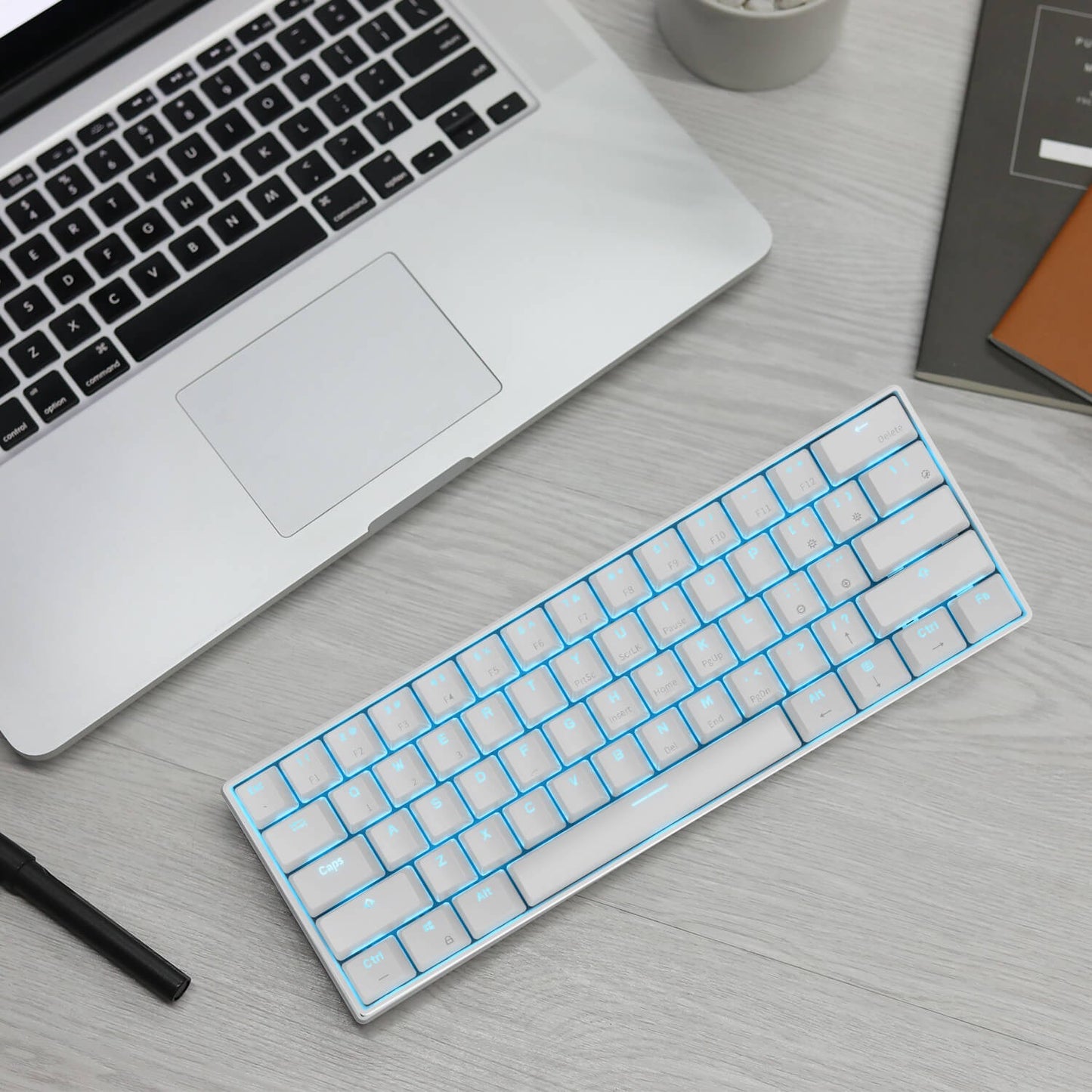 Royal Kludge RK61 60% Wireless Mechanical Keyboard (White)