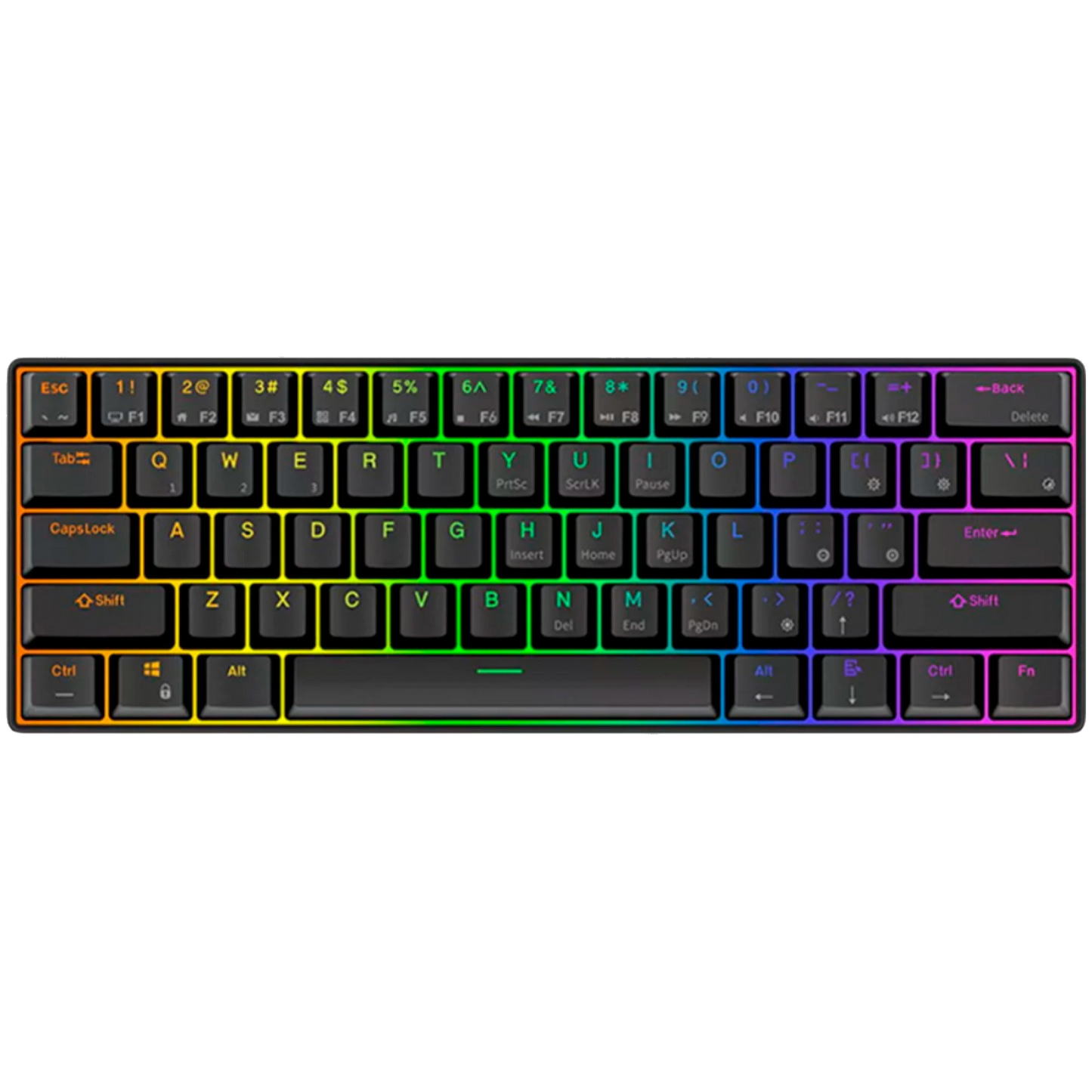 Royal Kludge RK61 60% Wireless Mechanical Keyboard (Black)