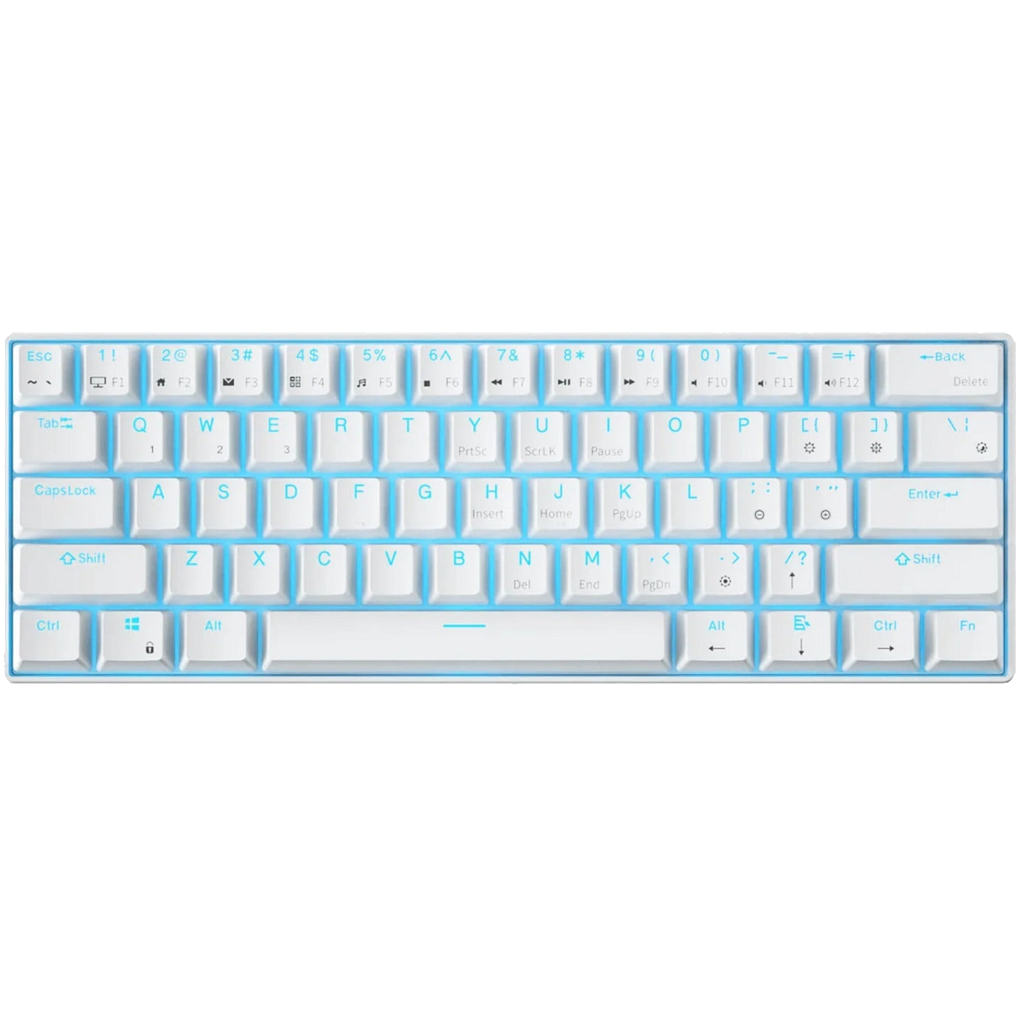 Royal Kludge RK61 60% Wireless Mechanical Keyboard (White)