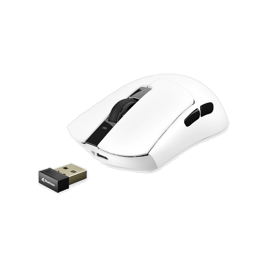 Sharkoon FireGlider One Wireless Gaming Mouse (White)