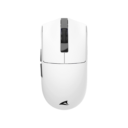 Sharkoon FireGlider One Wireless Gaming Mouse in Weiss, Draufsicht