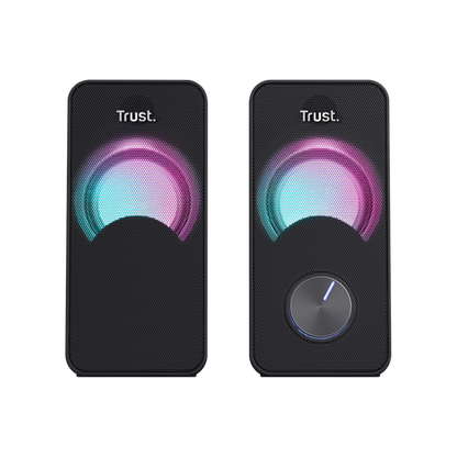 Trust Arys Compact 2.0 RGB PC Speakers (Black)