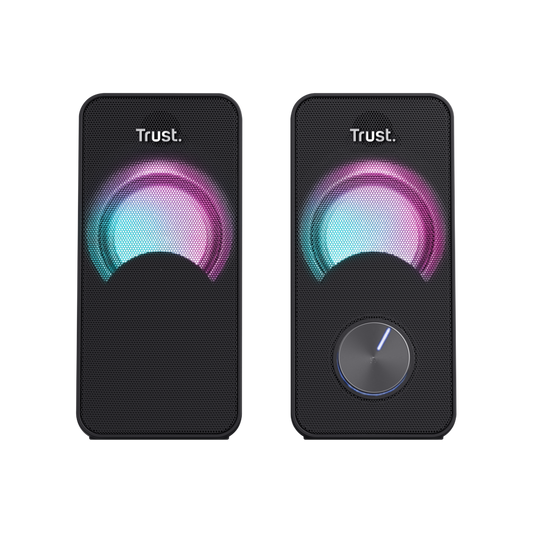 Trust Arys Compact 2.0 RGB PC Speakers (Black)