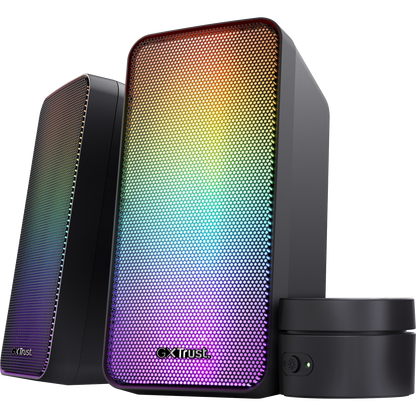 Trust GXT 611 Wezz RGB 2.0 PC Speakers (Black)