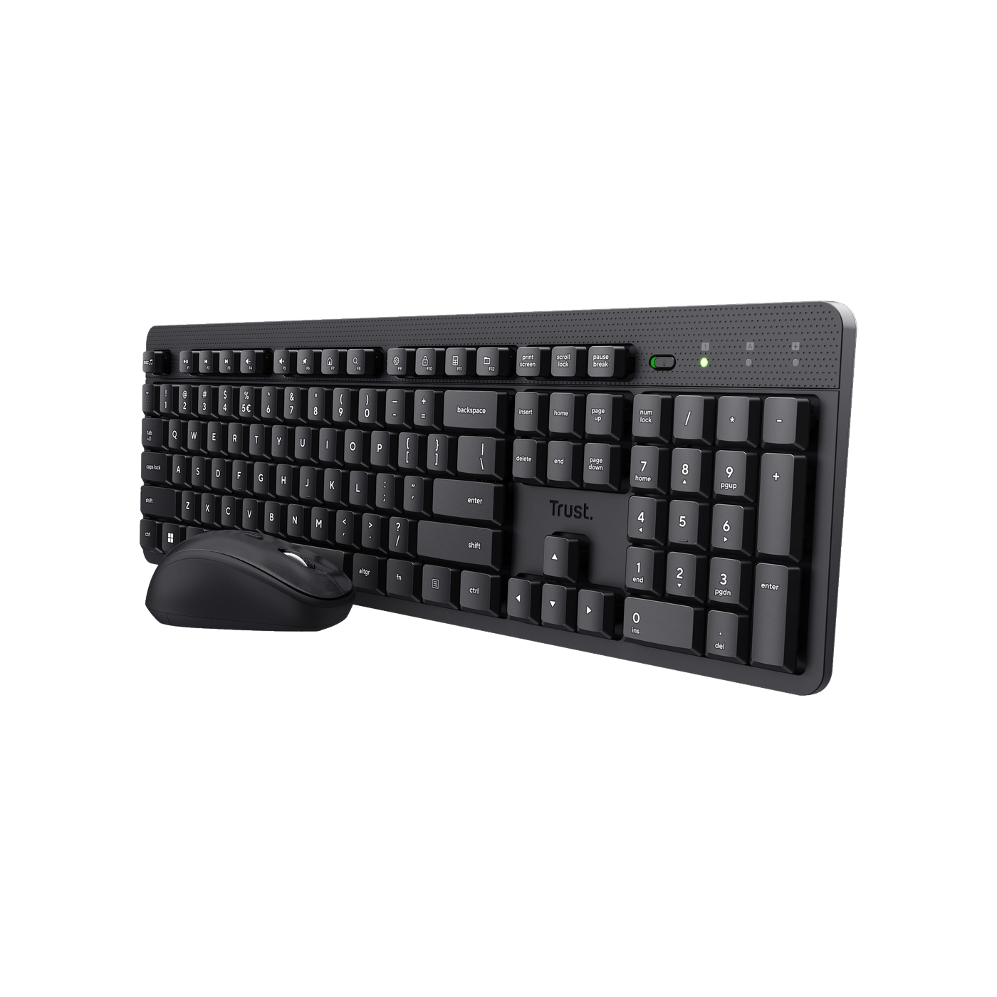Trust Ody II Wireless Keyboard & Mouse Set (Black)
