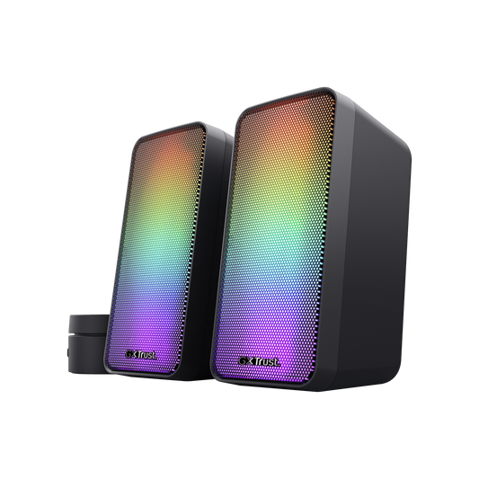 Trust GXT 611 Wezz RGB 2.0 PC Speakers (Black)