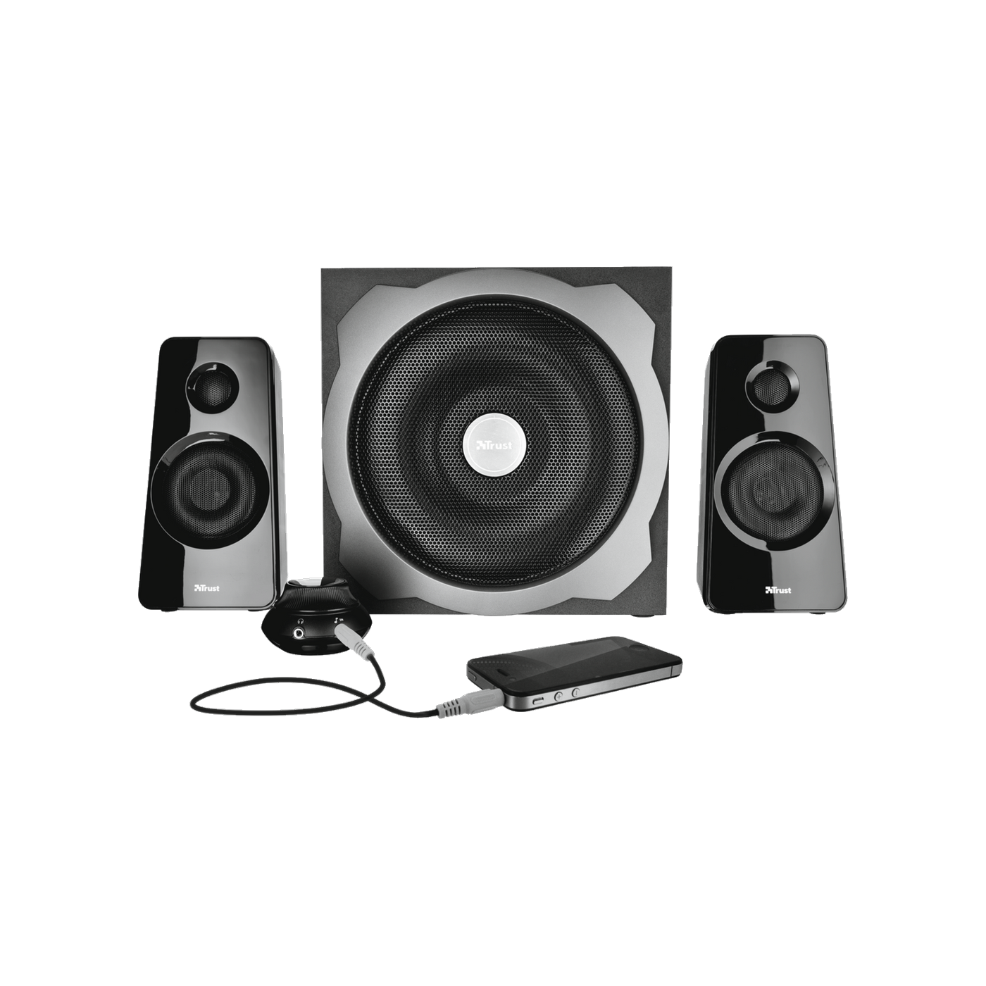 Trust Tytan 2.1 Speaker Set with Subwoofer (Black)